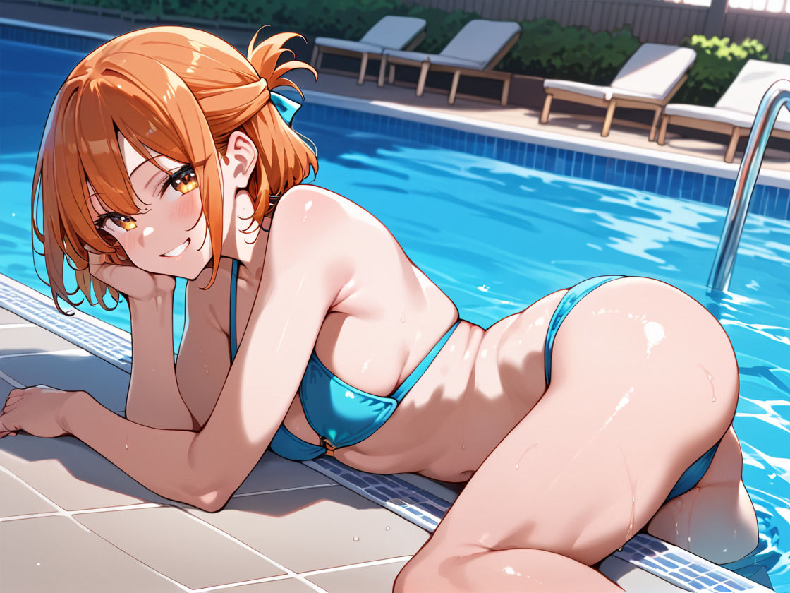 日替り肉便器  白ギャル×ビキニ - サンプル画像 3