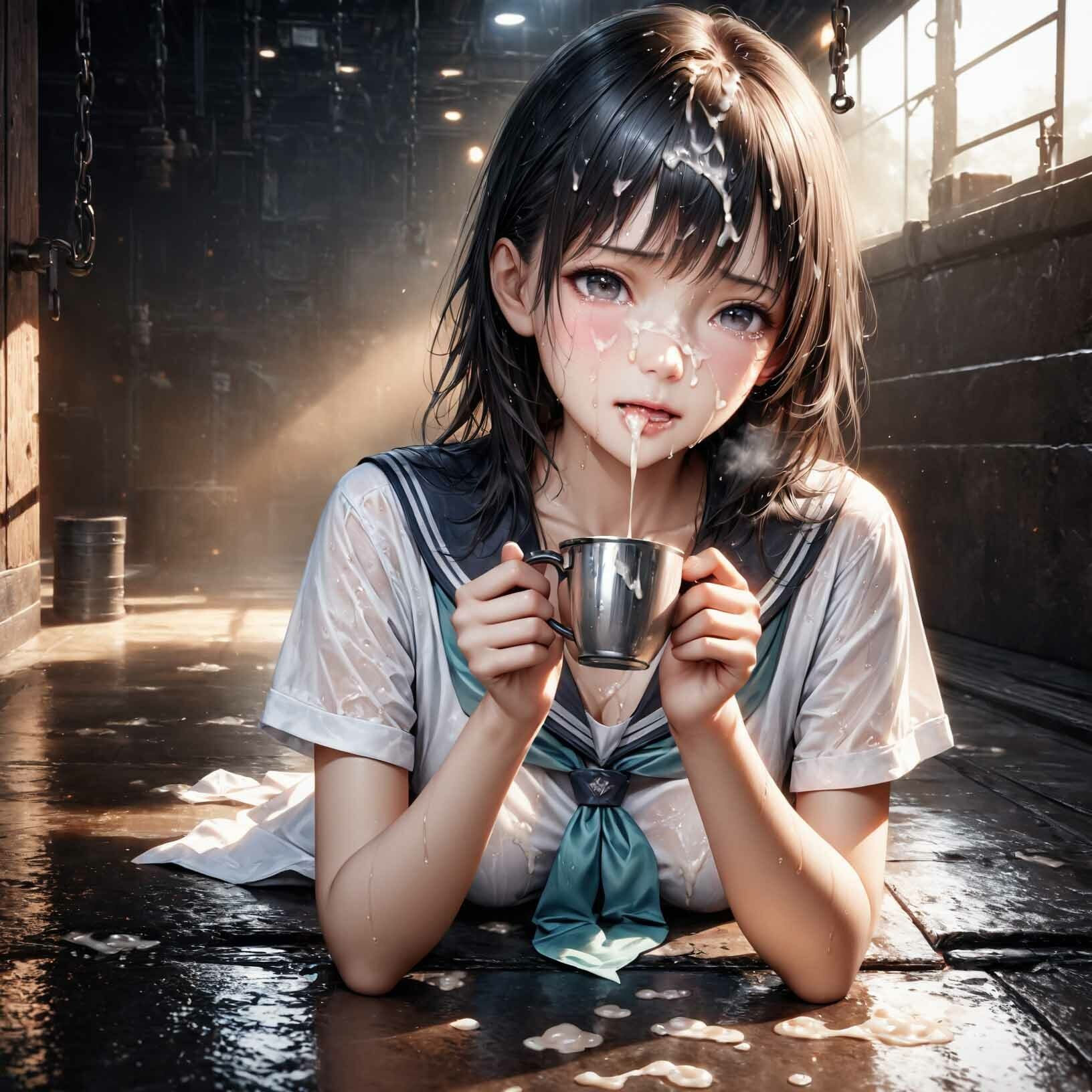 SM ザーメン責め  その2 - サンプル画像 1