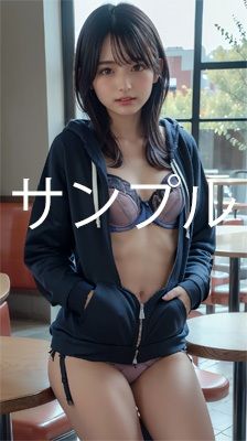 彼女と午後カフェ - サンプル画像 1