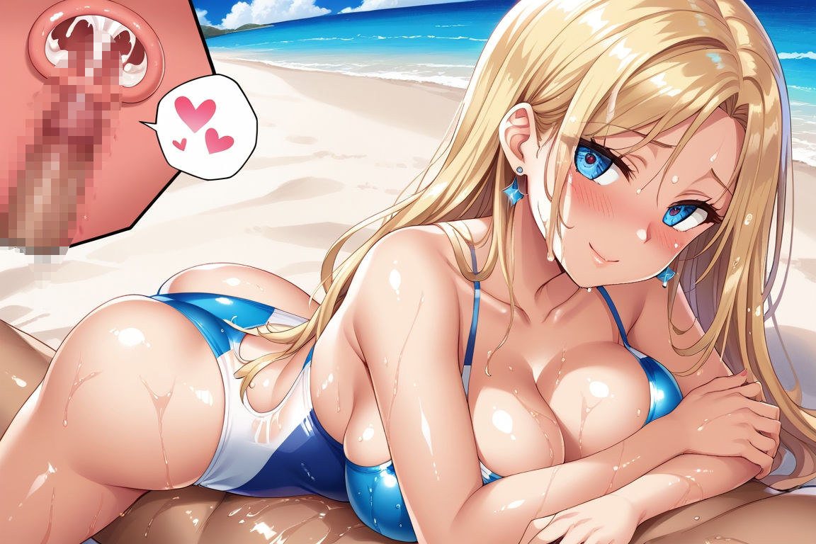 金髪巨乳美女はエッチが好き - サンプル画像 7