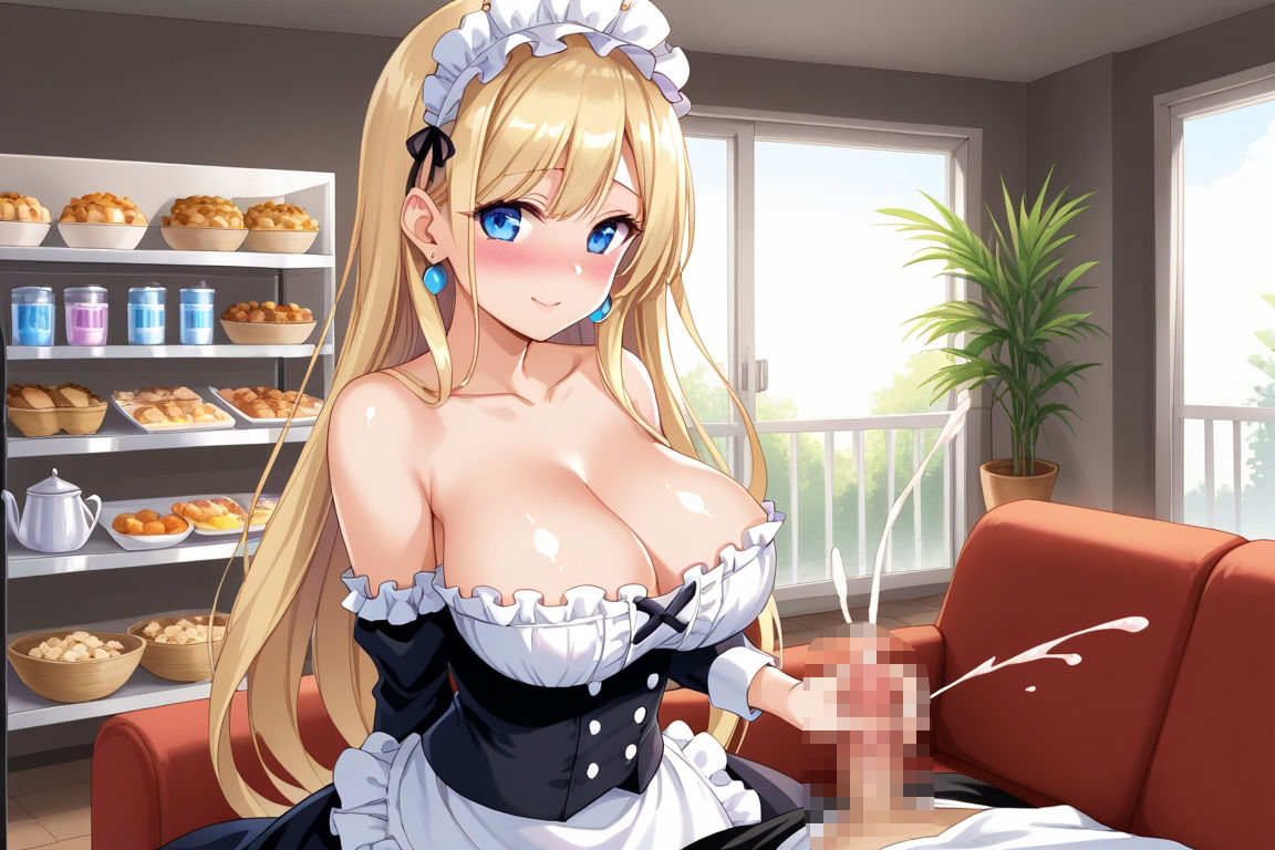 金髪巨乳美女はエッチが好き - サンプル画像 10