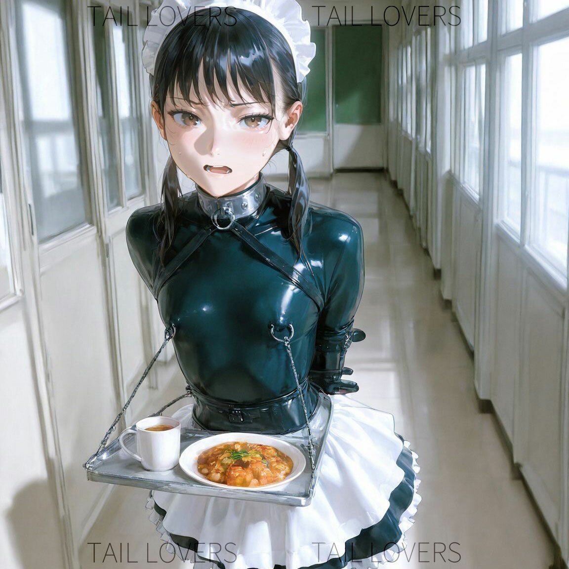 護謨学院『拘束メイド喫茶』｜Bondage Maid Café【337枚】 - サンプル画像 2