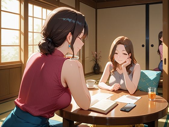 若妻だらけの町内会は誘惑だらけ！ドスケベ若妻がハメを外し過ぎてまさかのハーレム大乱交！ - サンプル画像 1