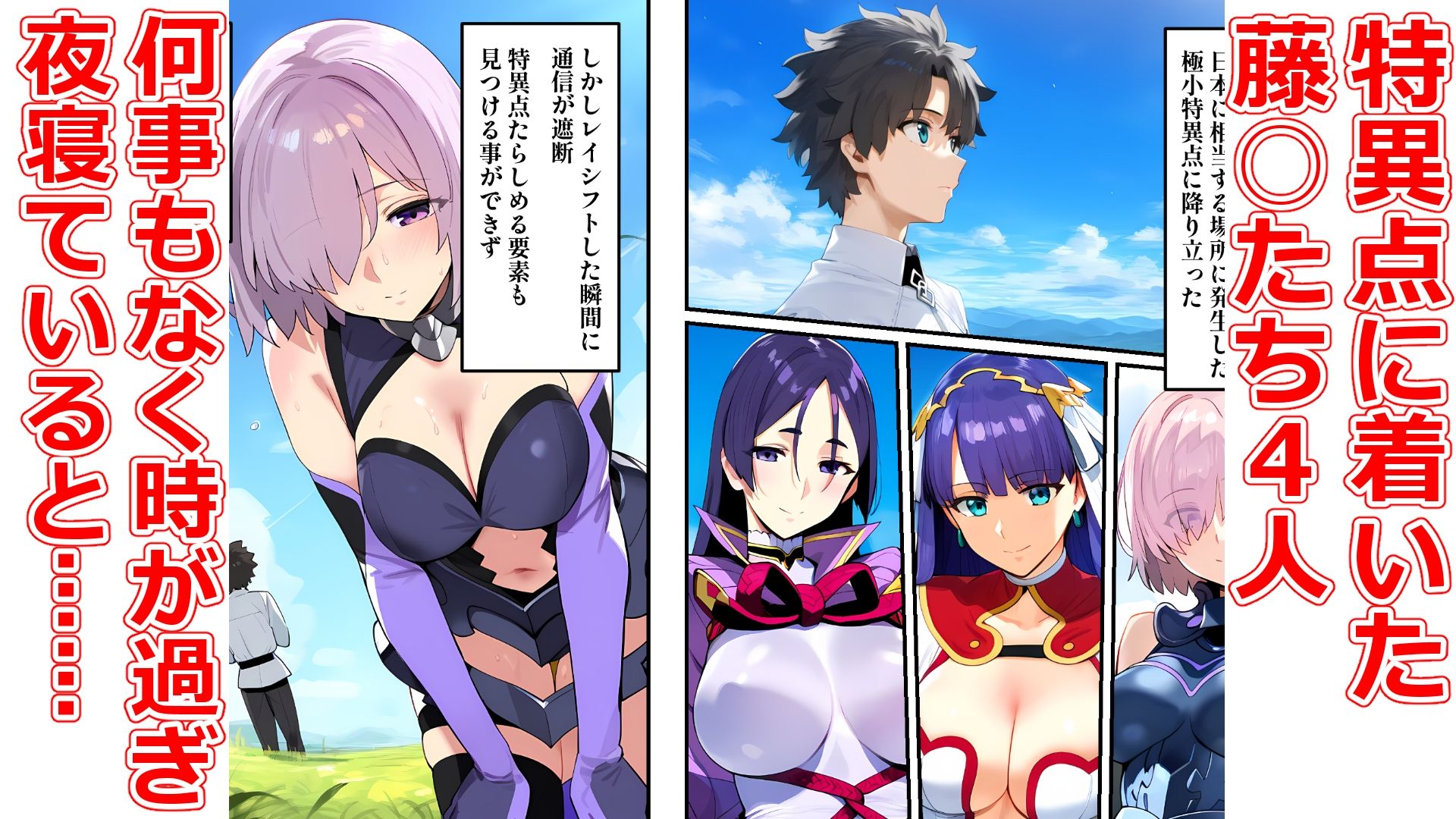 エロNTRゲームの世界でサーヴァント全員NTR - サンプル画像 1
