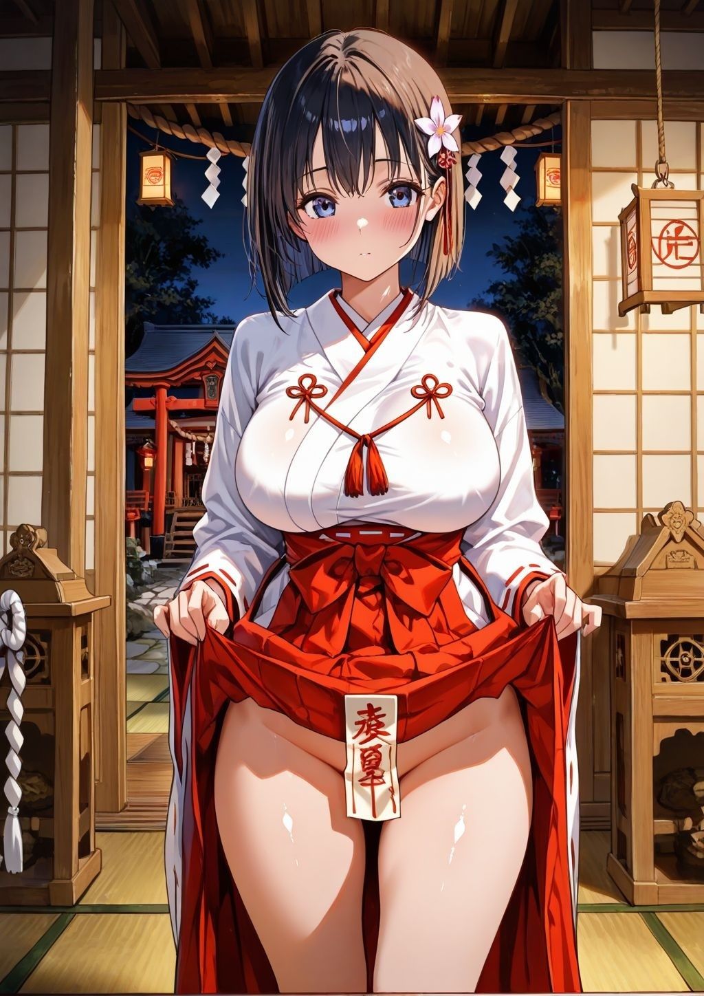 淫祀の巫女〜穢レヲ祓ウ儀式〜 - サンプル画像 1