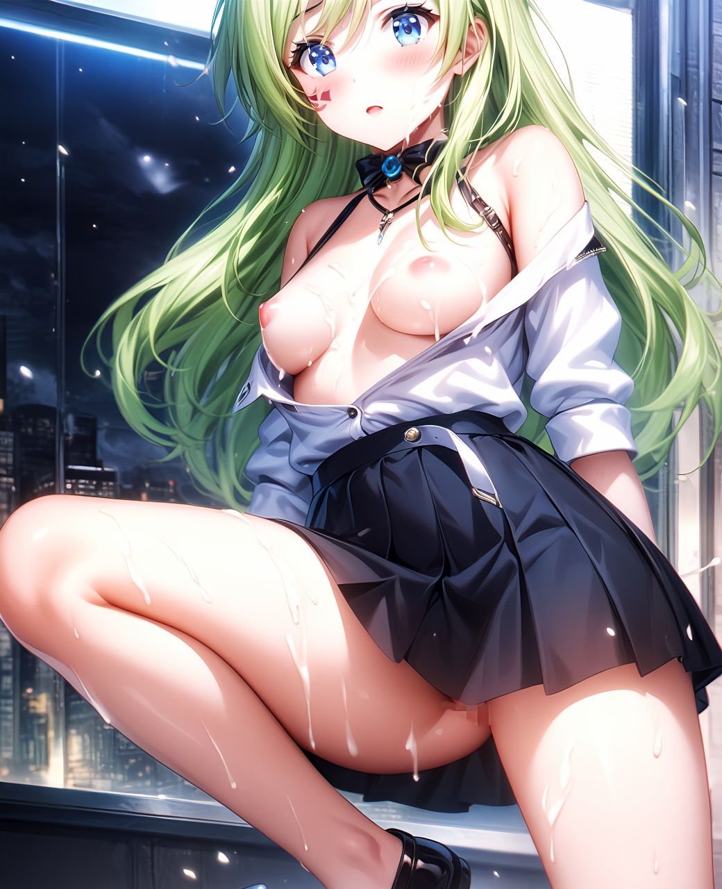 美少女羞恥 白濁デコレ・トレ〇ニー（転スラ） - サンプル画像 2