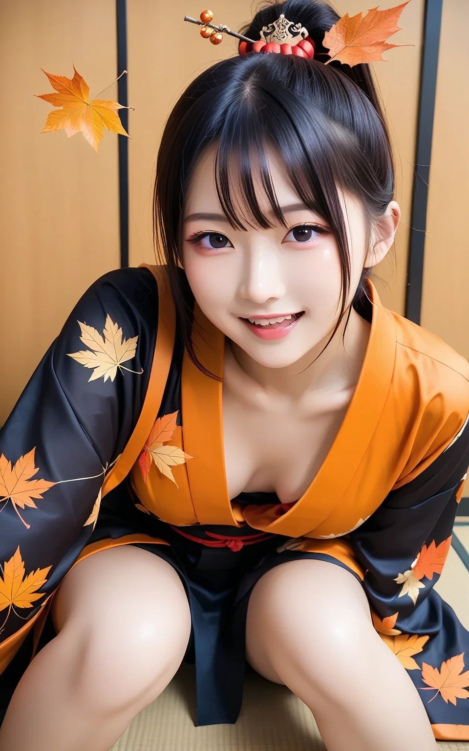AI HARUKI - Dressed in a kimono - - サンプル画像 1