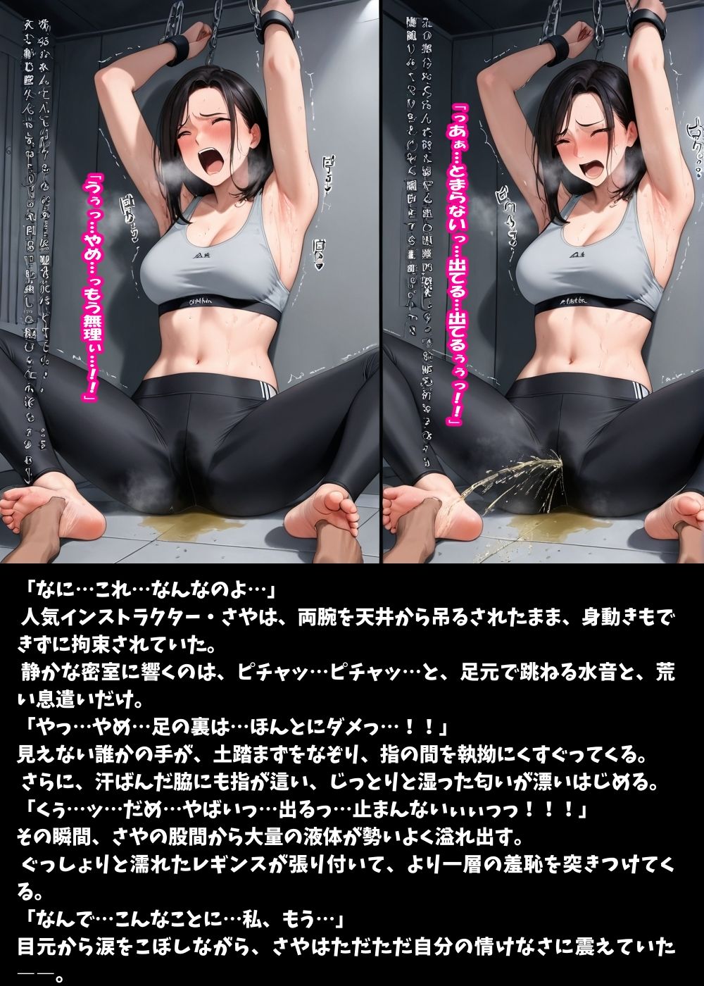 『汗だくフィットネス美女100人くすぐりお漏らし拷問ファイル』 - サンプル画像 6