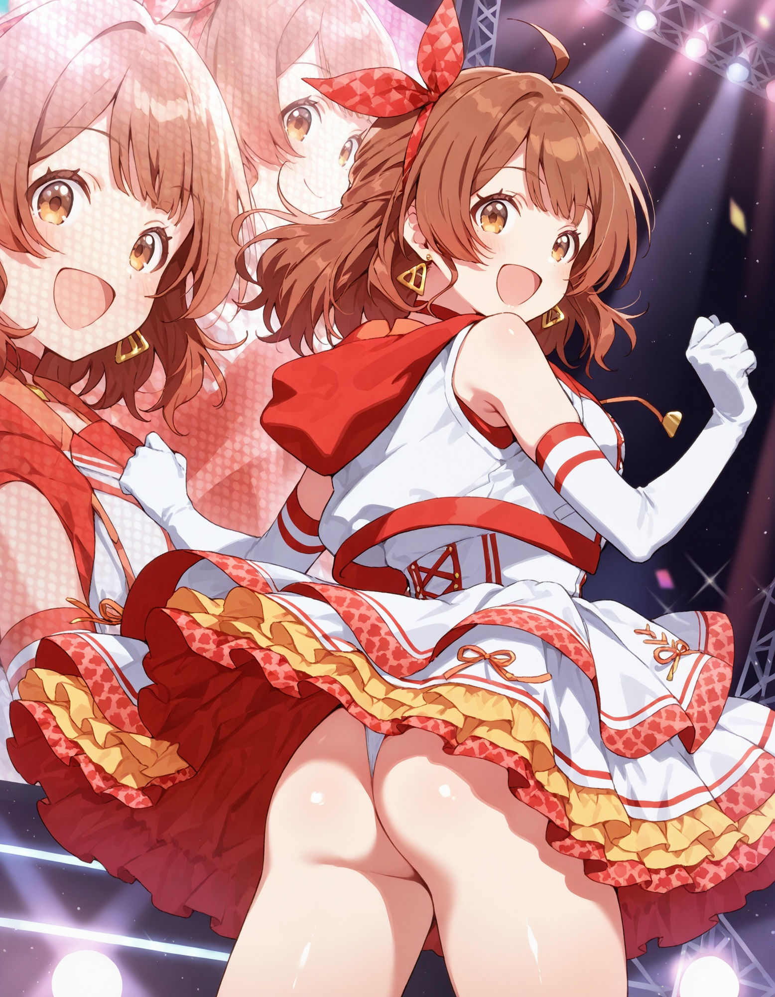 花〇佑芽のパンチラ〜アイドル衣装編〜 - サンプル画像 2