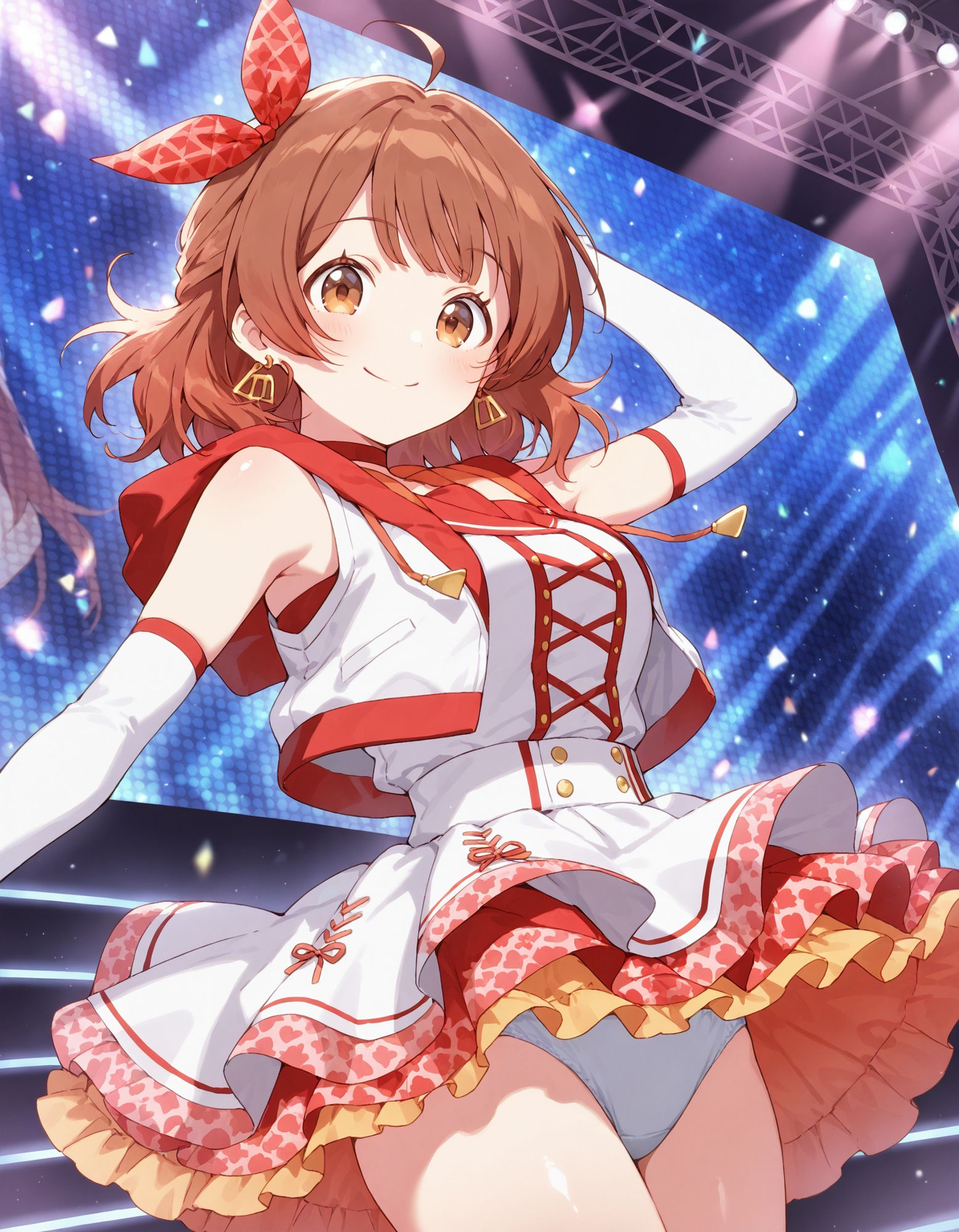 花〇佑芽のパンチラ〜アイドル衣装編〜 - サンプル画像 3