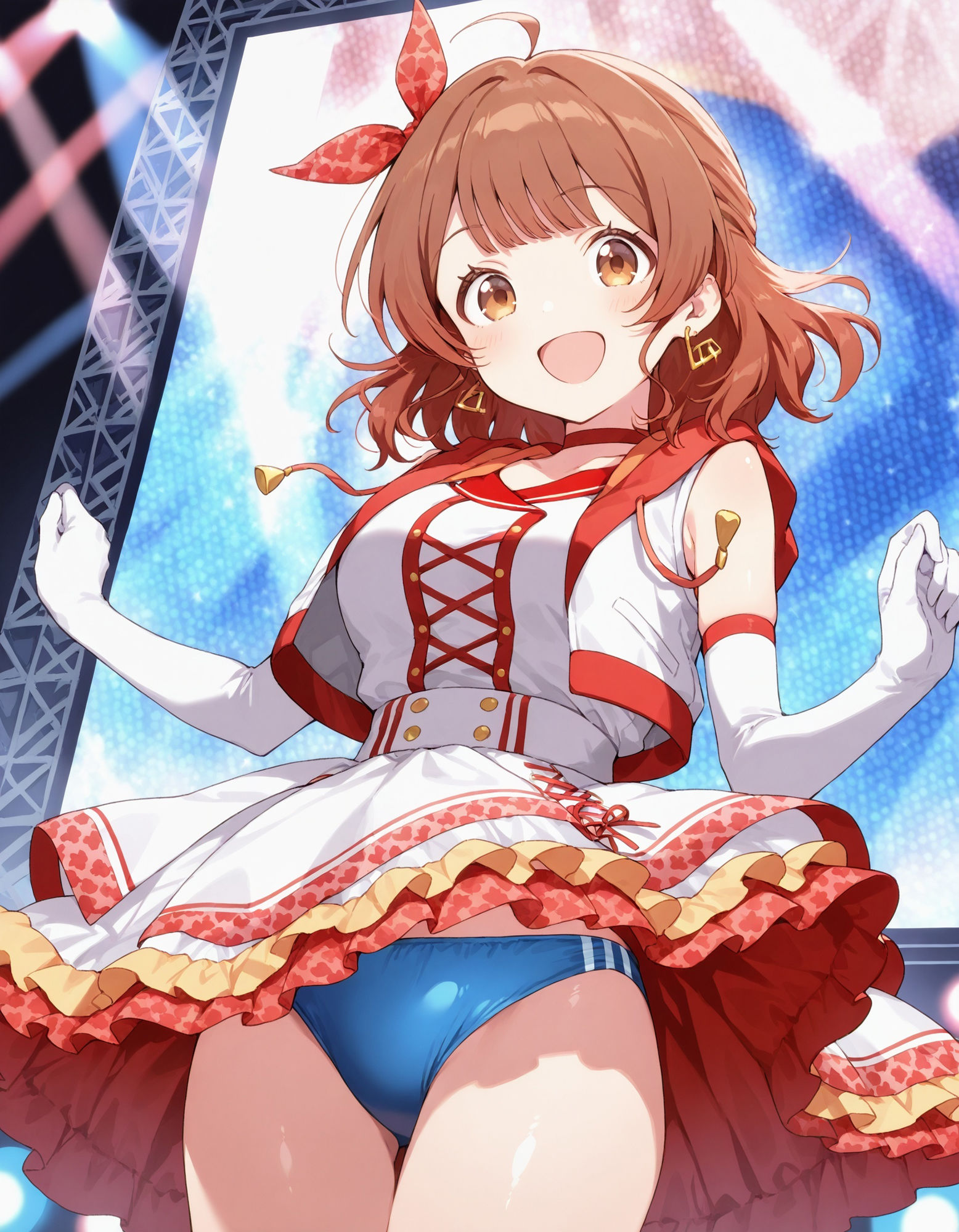 花〇佑芽のパンチラ〜アイドル衣装編〜 - サンプル画像 4