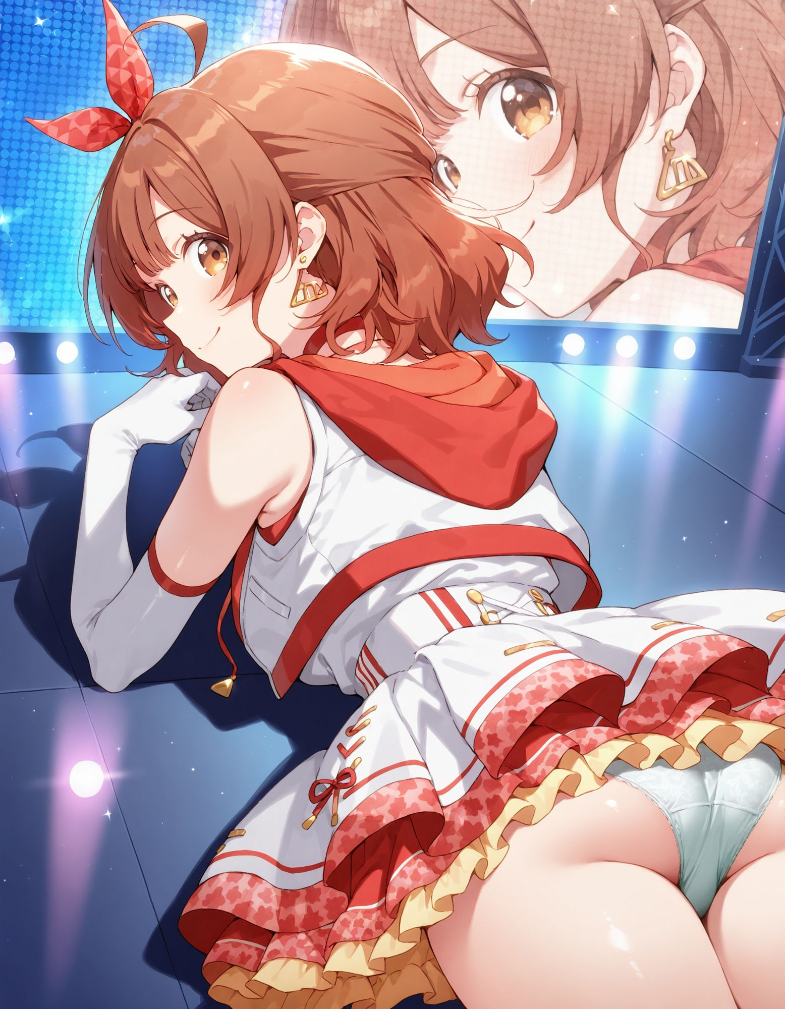 花〇佑芽のパンチラ〜アイドル衣装編〜 - サンプル画像 5