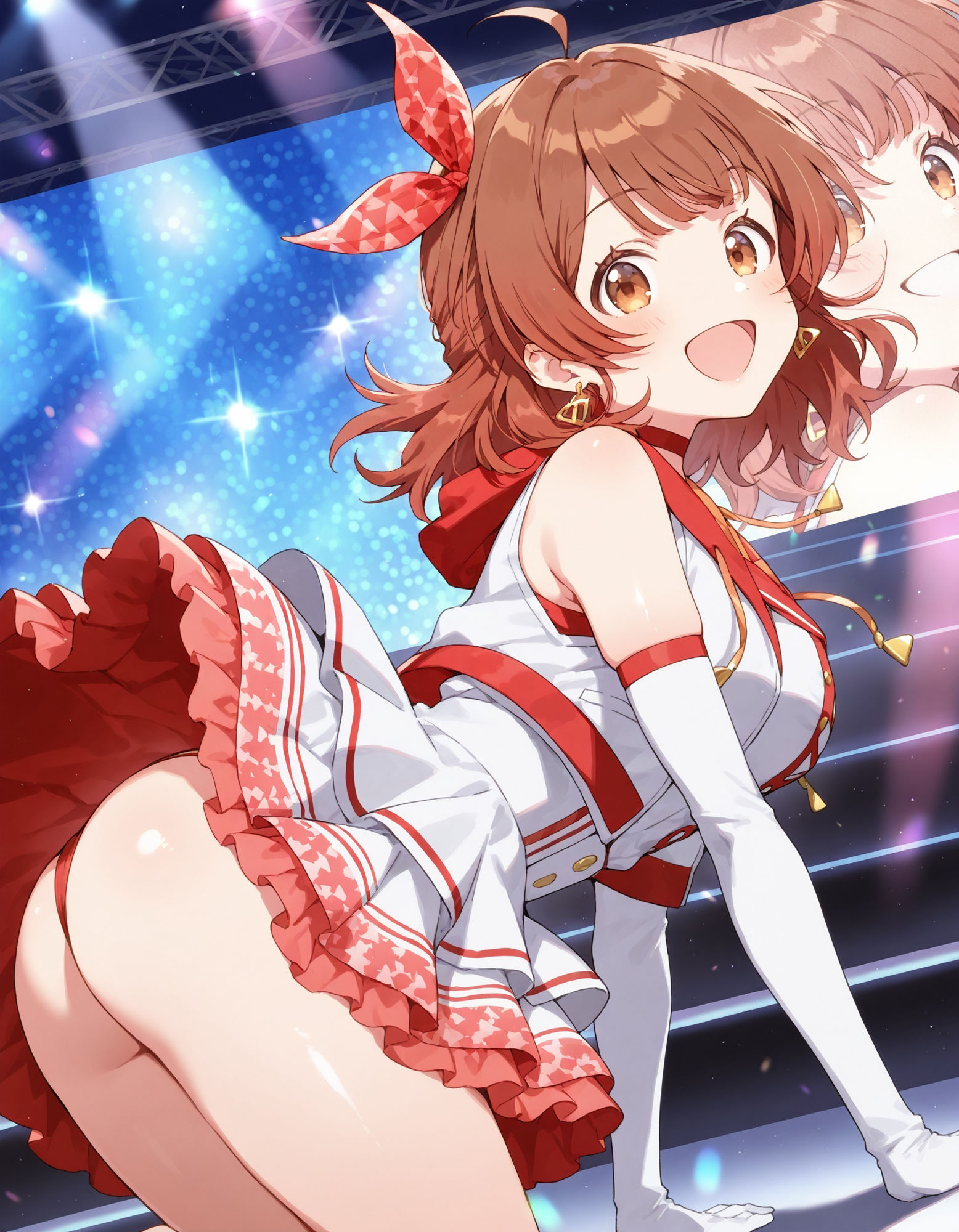 花〇佑芽のパンチラ〜アイドル衣装編〜 - サンプル画像 6