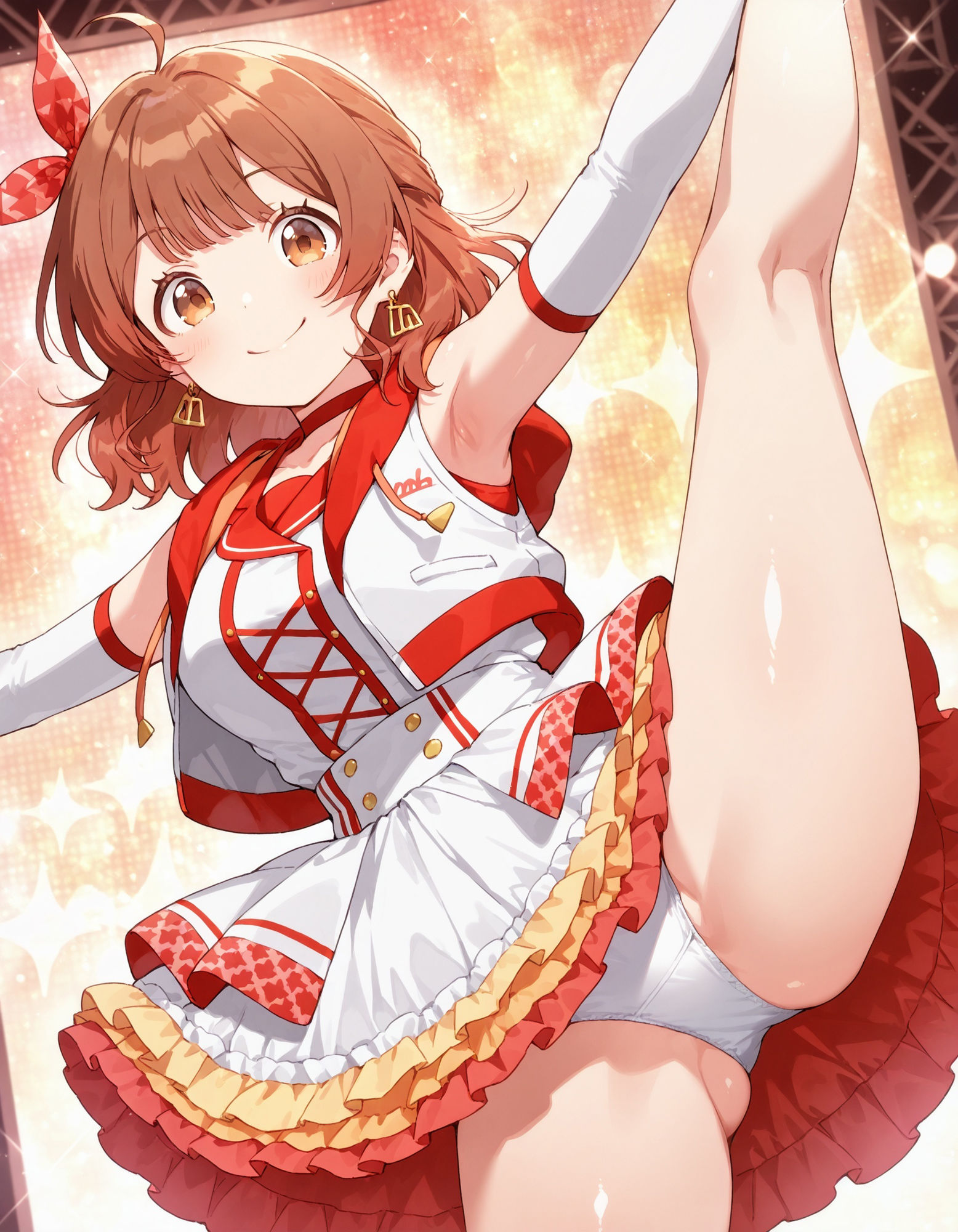 花〇佑芽のパンチラ〜アイドル衣装編〜 - サンプル画像 7