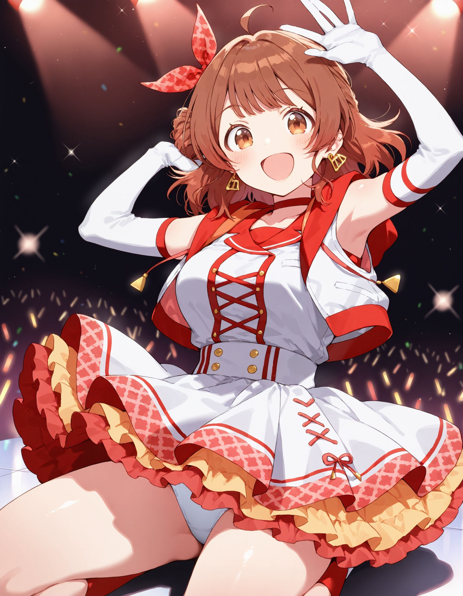 花〇佑芽のパンチラ〜アイドル衣装編〜 - サンプル画像 8