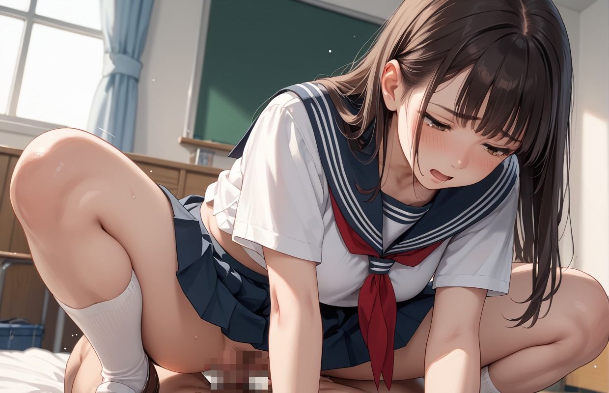 女子○校生、大好きな先輩との青春初体験 - サンプル画像 1