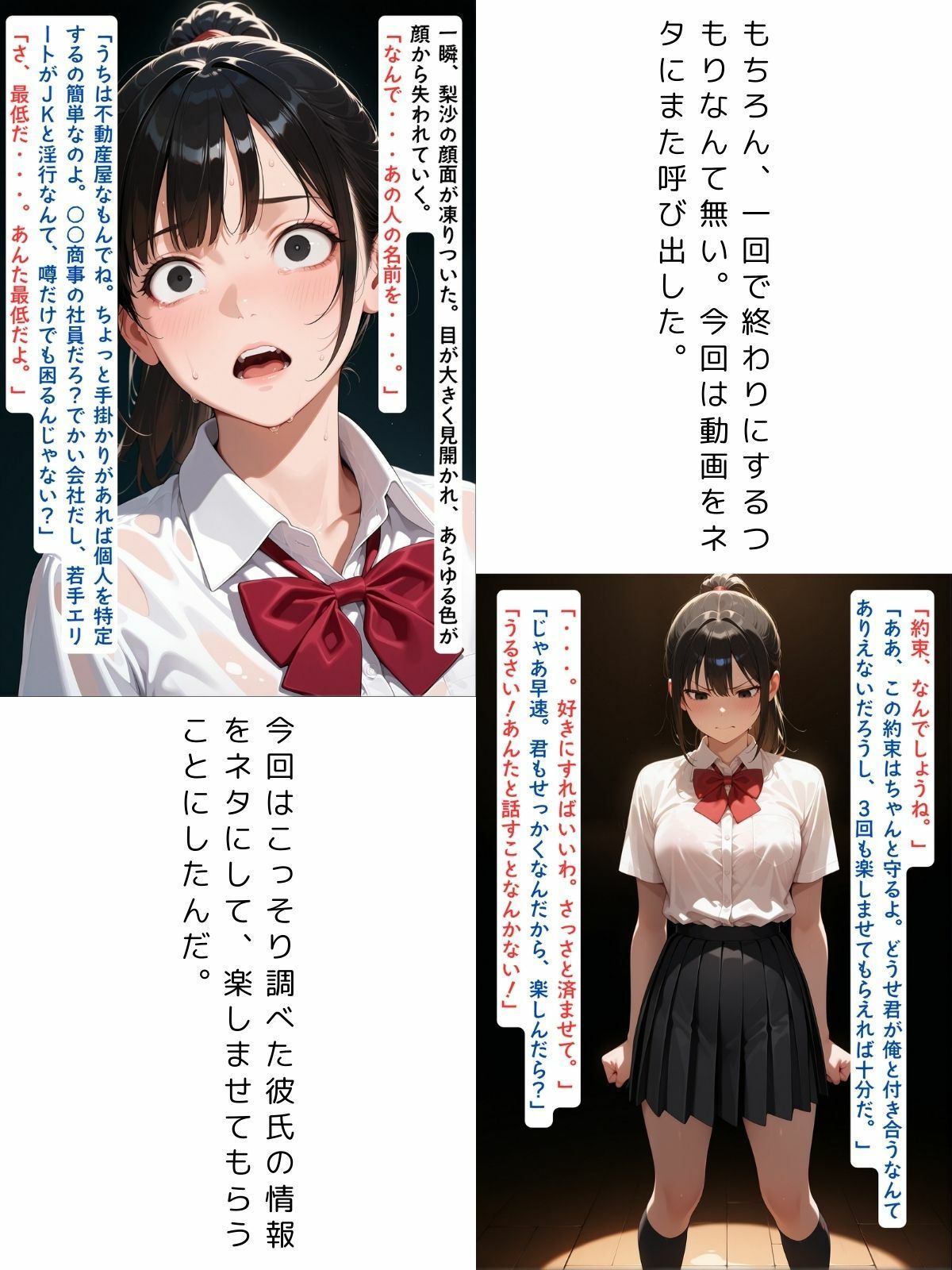 強気なクラスメイトは弱みを握られても簡単には堕ちない2 - サンプル画像 2