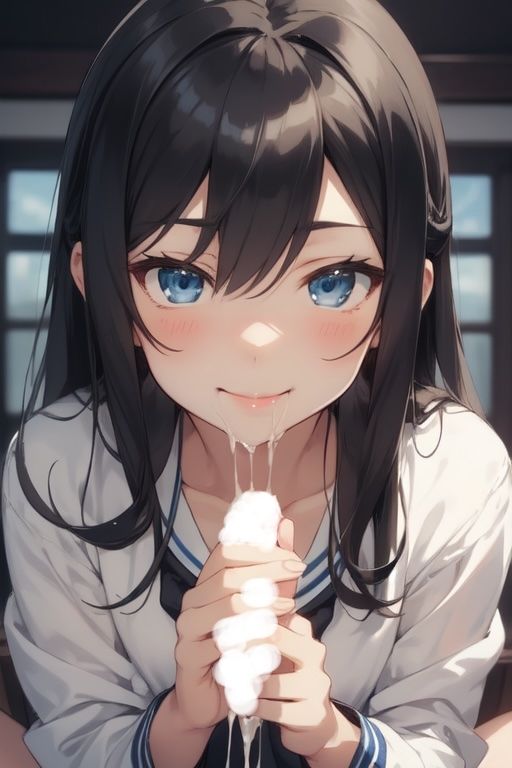 虹かけ誌  艦隊これくしょん  イラスト集25 朝潮    司令官が出すと言うなら、この朝潮、いつまでも抜く覚悟です！ - サンプル画像 3