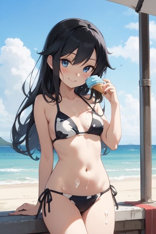 虹かけ誌  艦隊これくしょん  イラスト集25 朝潮    司令官が出すと言うなら、この朝潮、いつまでも抜く覚悟です！ - サンプル画像 8