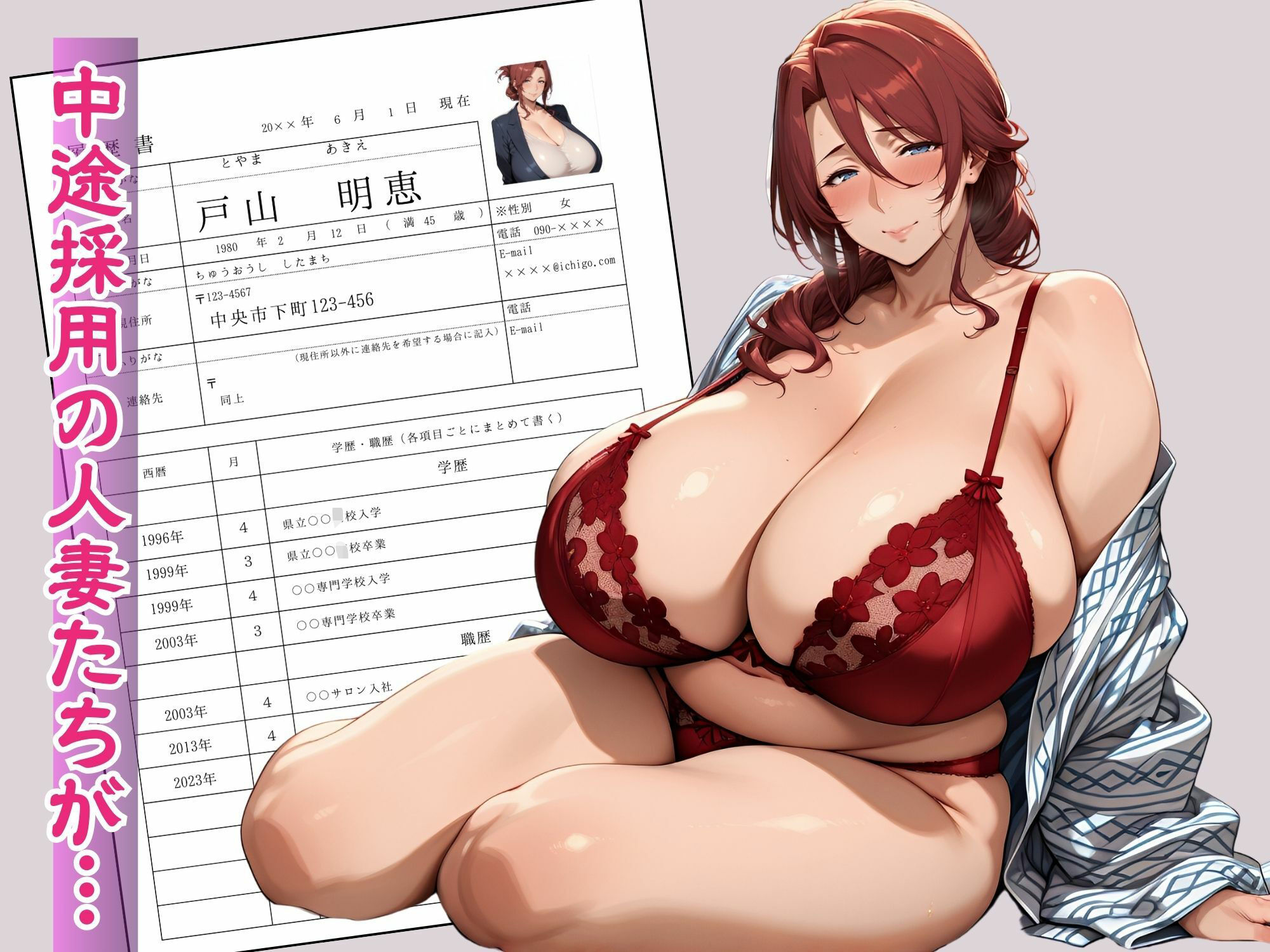 研修旅行で肉便器にされた人妻（45才）中途社員たち - サンプル画像 1