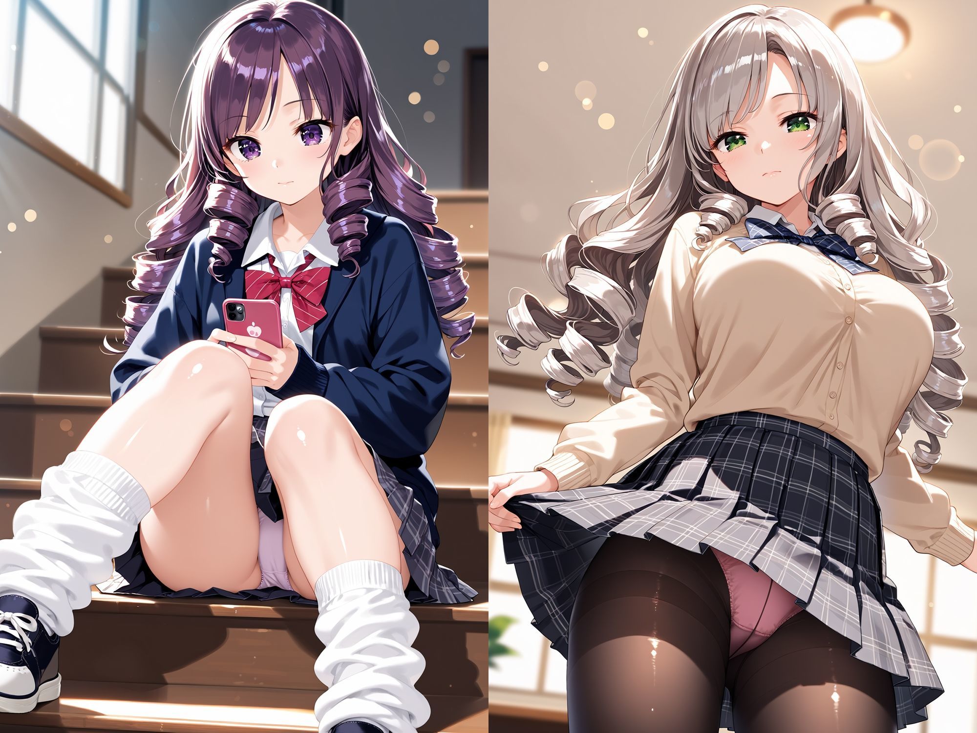 女子校生のパンツを見たら僕の興奮は止まらない4【お嬢様編】 - サンプル画像 2