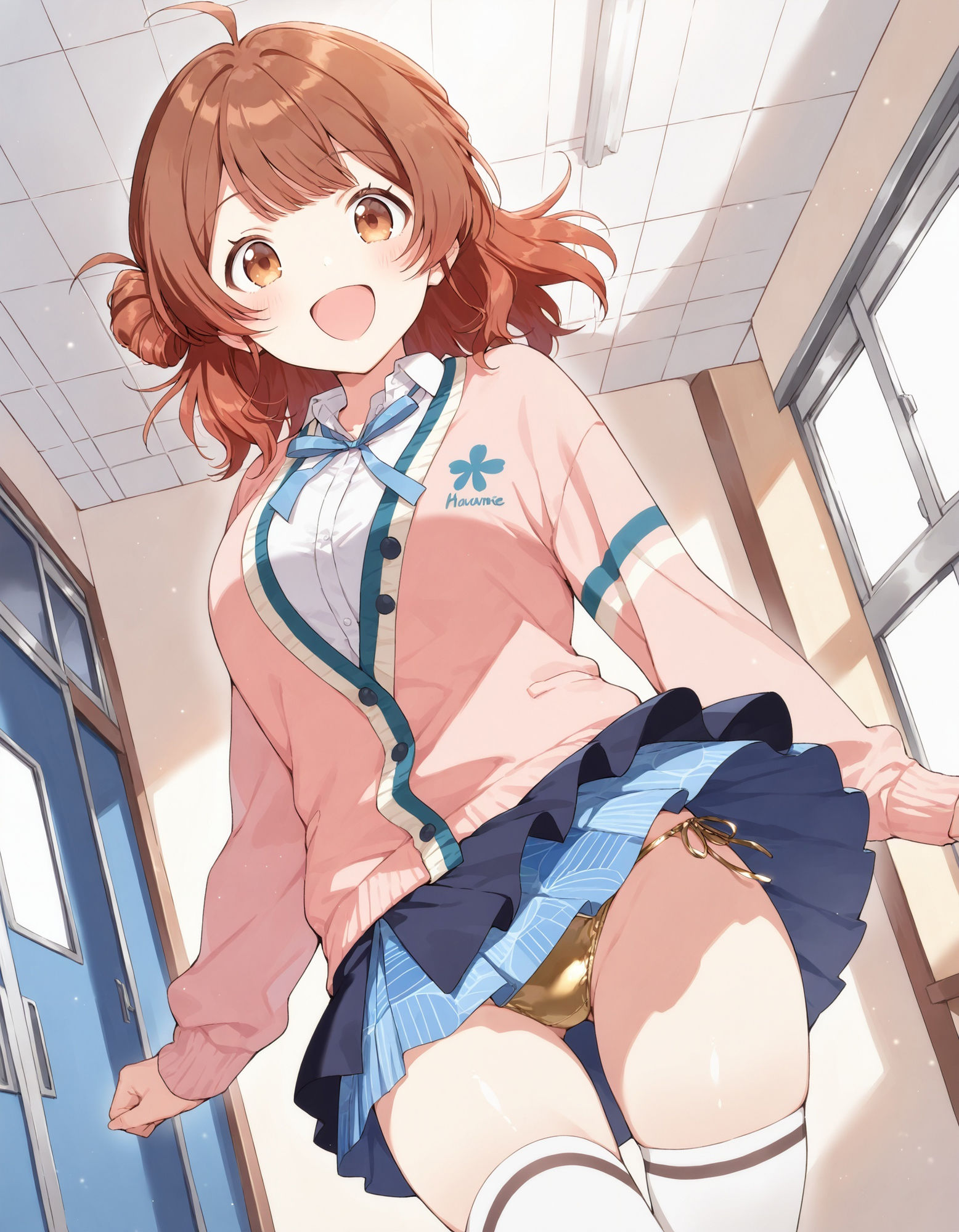 花〇佑芽のパンチラ〜制服編〜 - サンプル画像 4