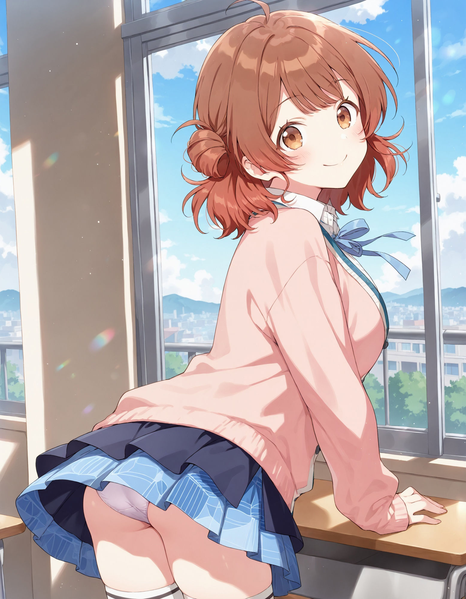 花〇佑芽のパンチラ〜制服編〜 - サンプル画像 7