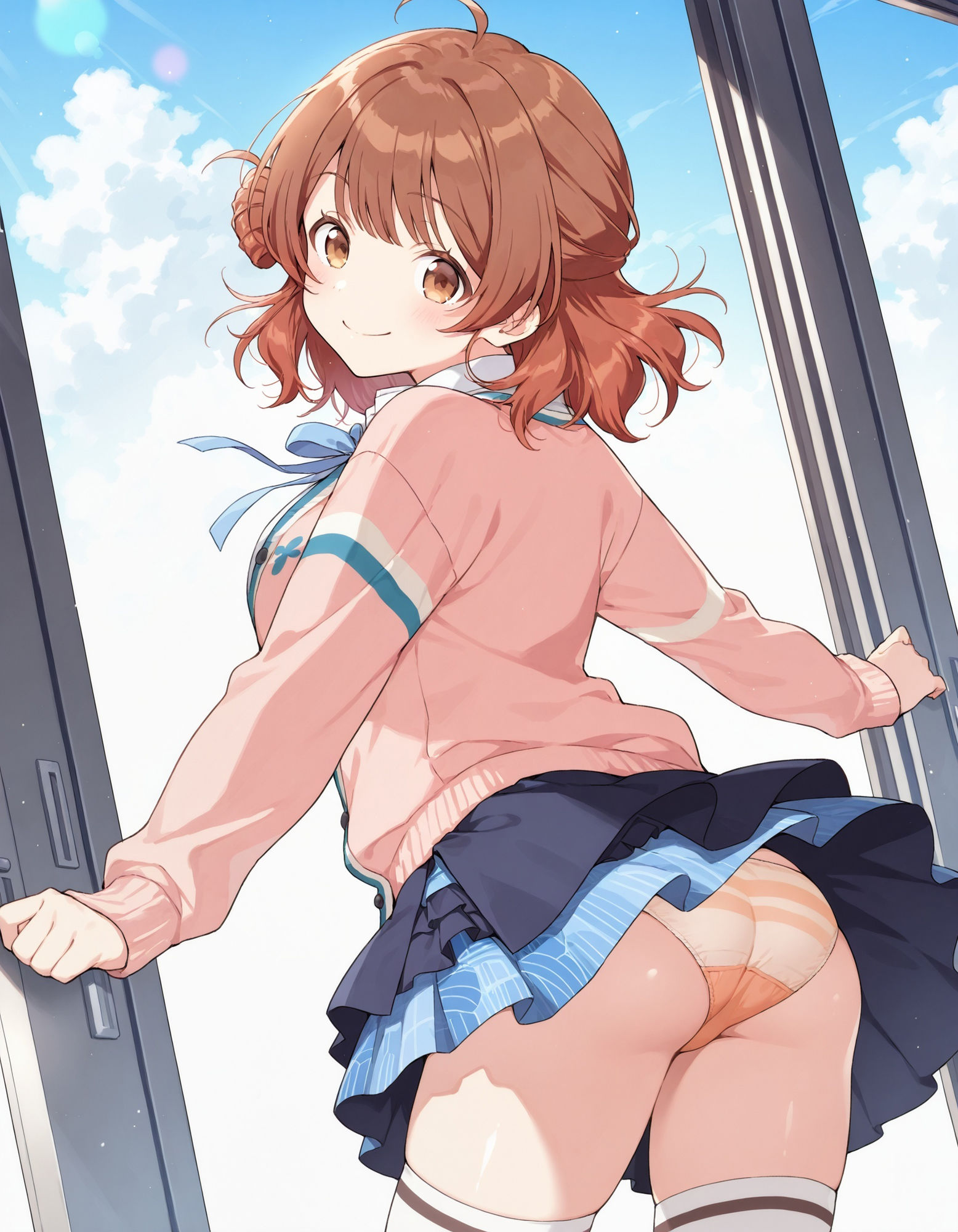 花〇佑芽のパンチラ〜制服編〜 - サンプル画像 8
