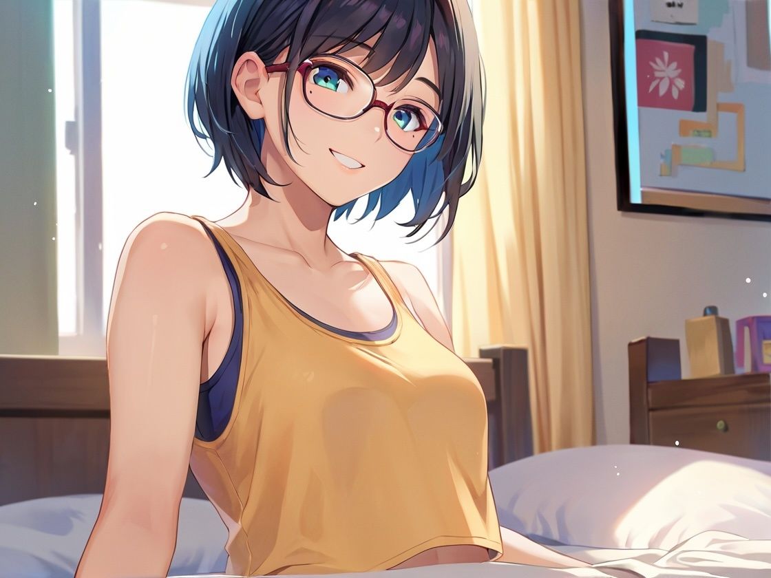 美巨乳エロお姉さんに不意打ちエッチ - サンプル画像 2