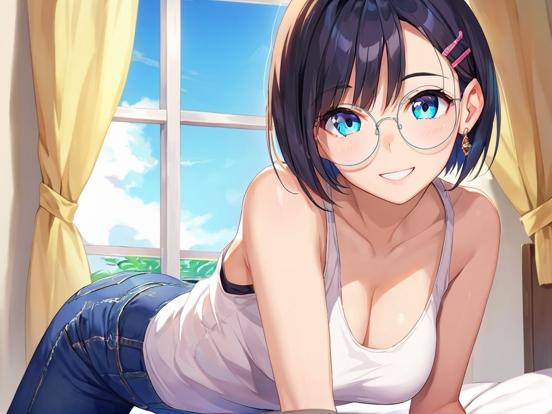 美巨乳エロお姉さんに不意打ちエッチ - サンプル画像 3