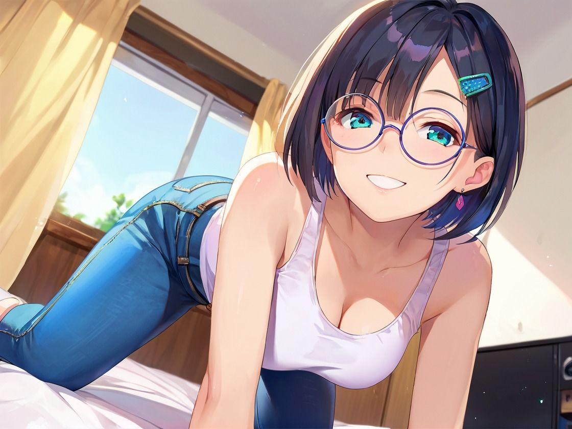 美巨乳エロお姉さんに不意打ちエッチ - サンプル画像 4