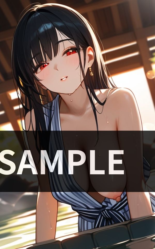 混浴温泉で従姉妹とまさかの乾杯！？ 〜乱入事件発生！〜 - サンプル画像 1