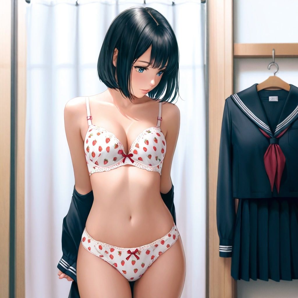潜入女子更衣室  JK生着替え中〜リアル風ver〜 - サンプル画像 2