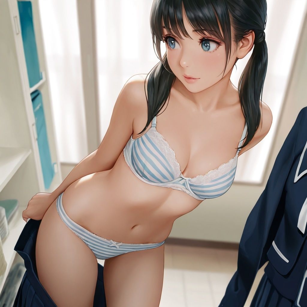 潜入女子更衣室  JK生着替え中〜リアル風ver〜 - サンプル画像 10