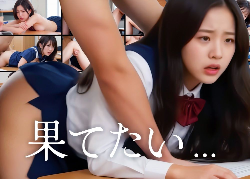 【AI動画】JKハーレムパラダイス - サンプル画像 1