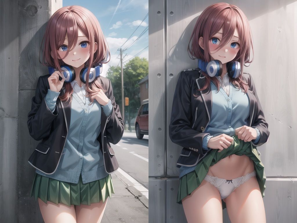 美少女イラスト集〜中〇三玖編〜 - サンプル画像 2