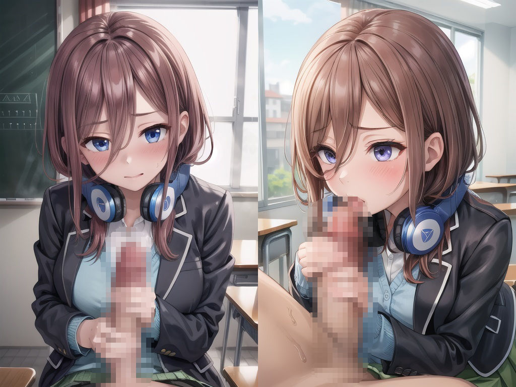 美少女イラスト集〜中〇三玖編〜 - サンプル画像 3