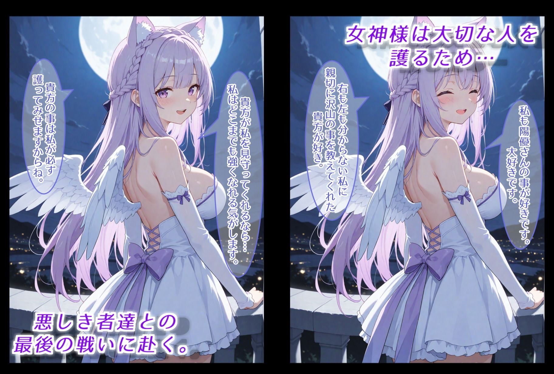 天から舞い降りた正義の女神様、催●に負けて寝取られ、役目を果たせず苗床にされる - サンプル画像 4