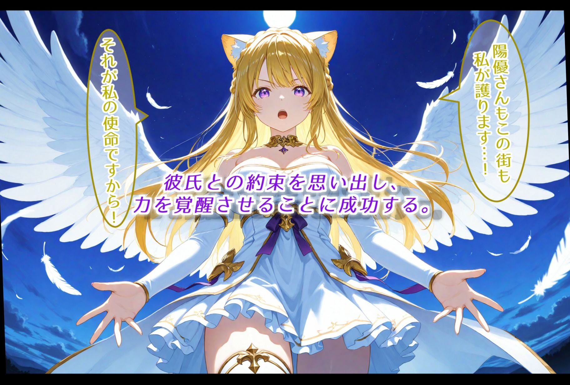 天から舞い降りた正義の女神様、催●に負けて寝取られ、役目を果たせず苗床にされる - サンプル画像 8