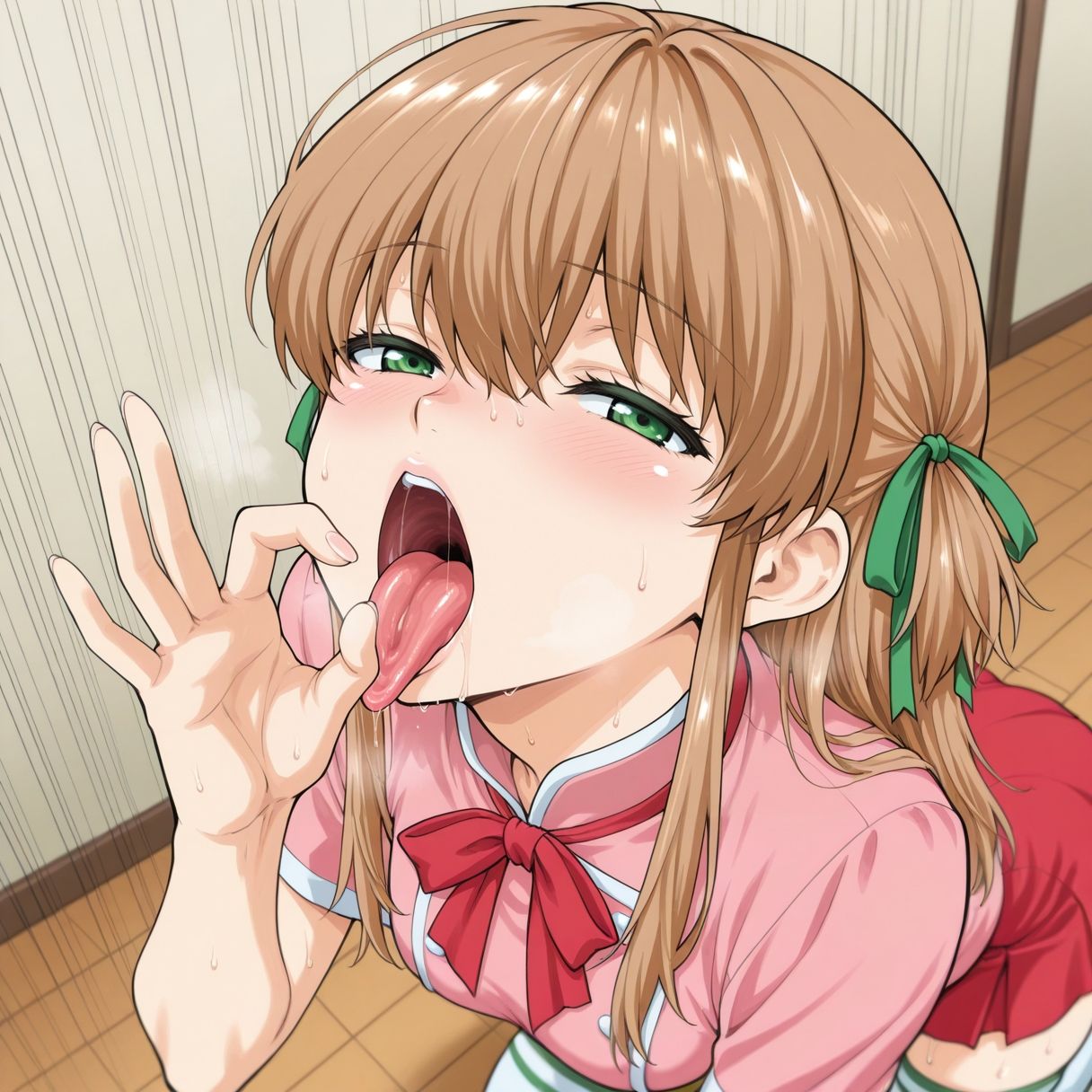 ビッチなパンのお姉さん-梓川月乃- - サンプル画像 1