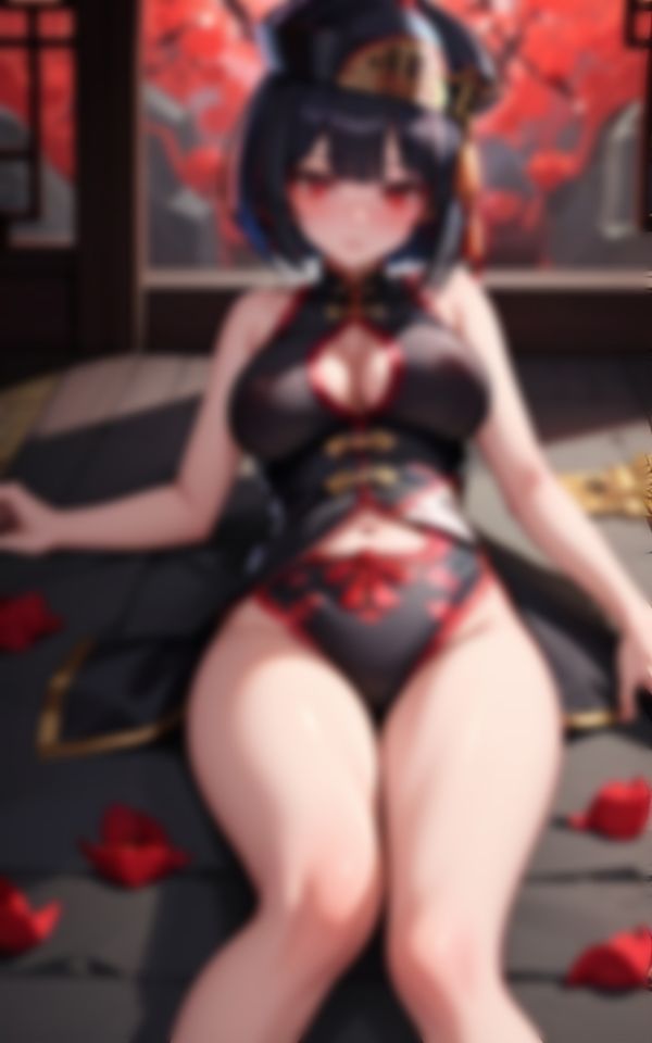 あまりにもエチエチでビッチなキョンシーコスプレ巨乳美女の色仕掛け - サンプル画像 2