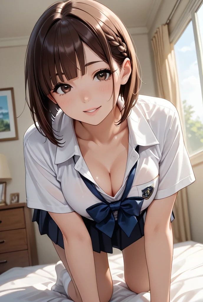 女子校生 はじめての行為からの覚醒 - サンプル画像 4