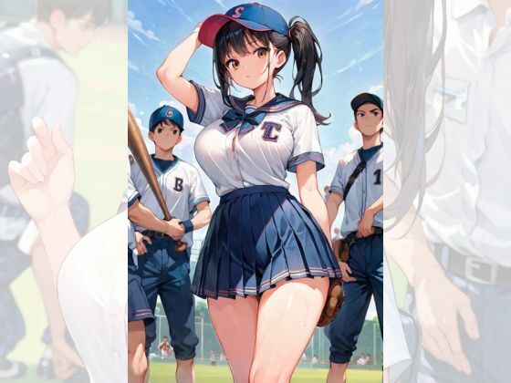 野球部のマネージャーと部室で雨宿りしていると濡れている体に興奮してしまうボク - サンプル画像 1