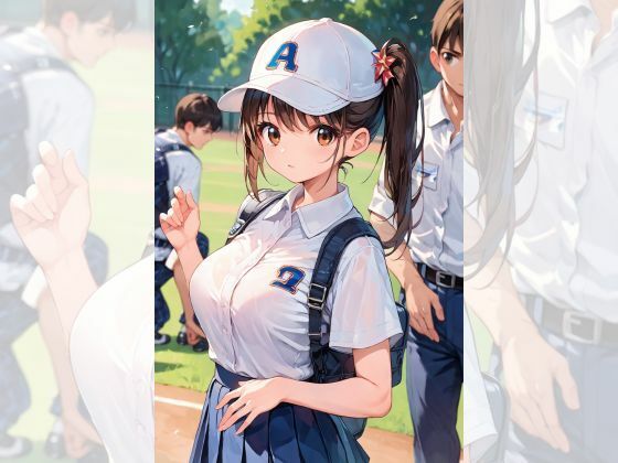 野球部のマネージャーと部室で雨宿りしていると濡れている体に興奮してしまうボク - サンプル画像 2