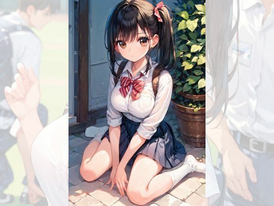 野球部のマネージャーと部室で雨宿りしていると濡れている体に興奮してしまうボク - サンプル画像 3