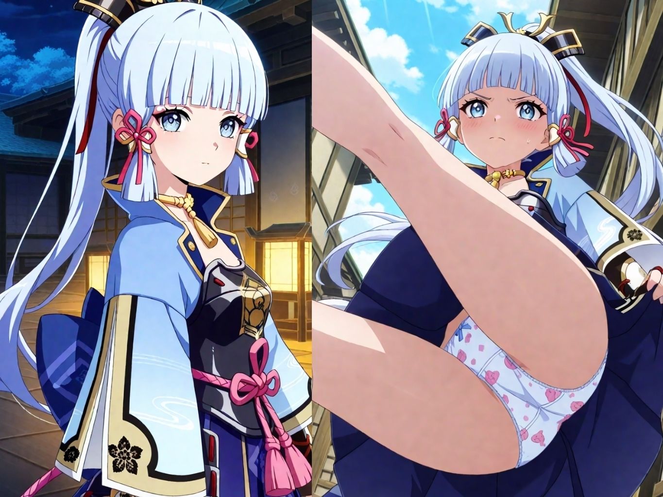 【原神】神●綾●100人中出しメス堕ち妊娠 - サンプル画像 1