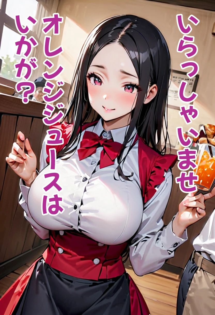 足刈がイク！  ウェイトレス・パンチラ編 - サンプル画像 8