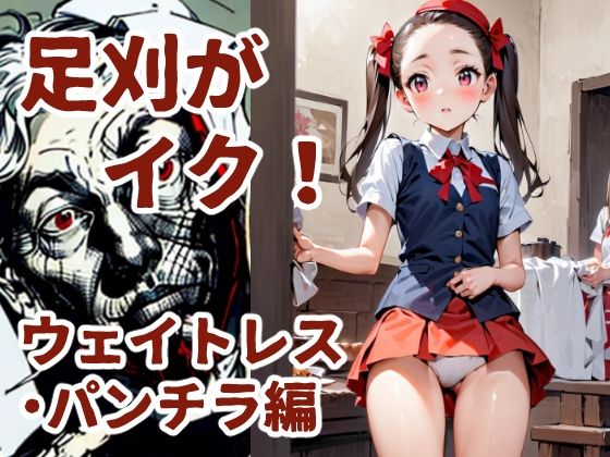 足刈がイク！  ウェイトレス・パンチラ編