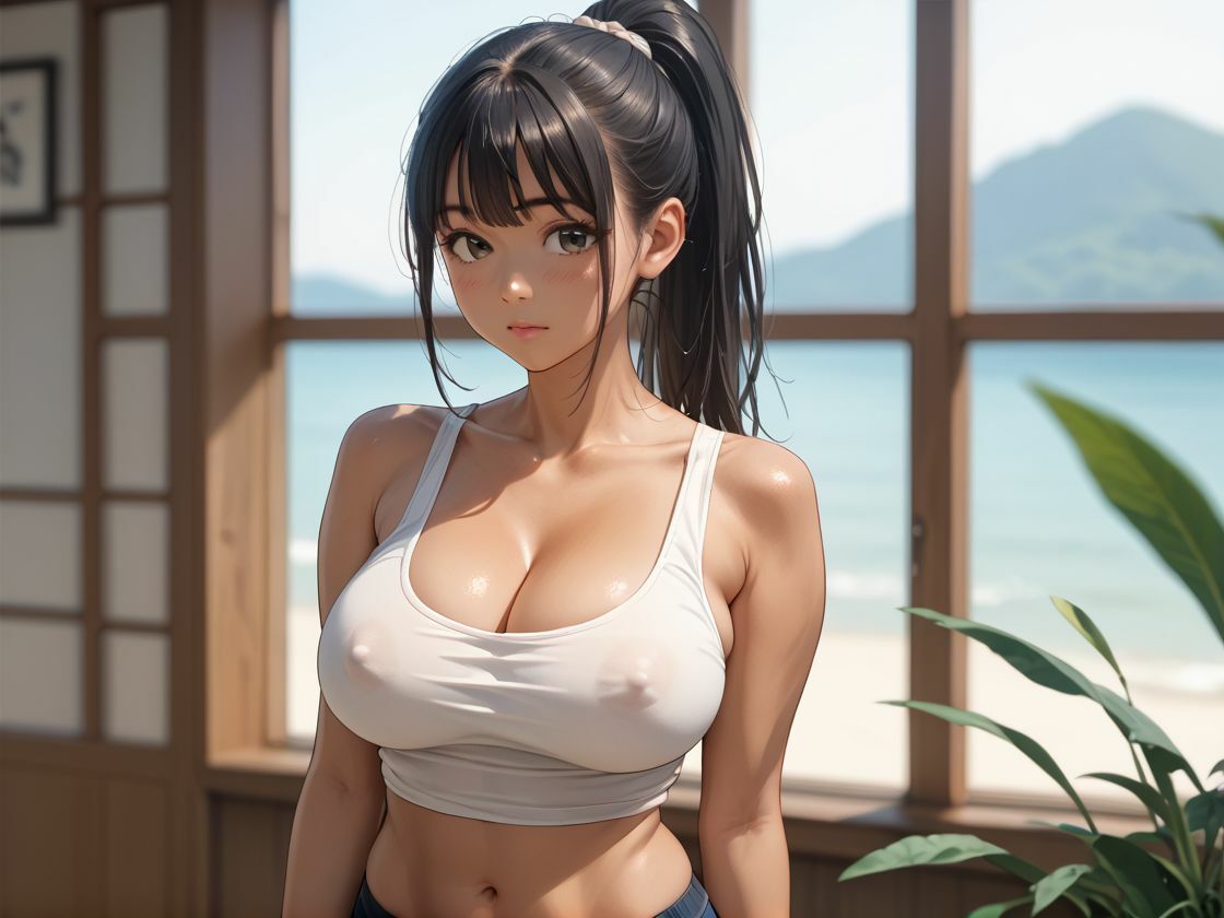 女の発育がいい島  JKで始まる妊活 - サンプル画像 1