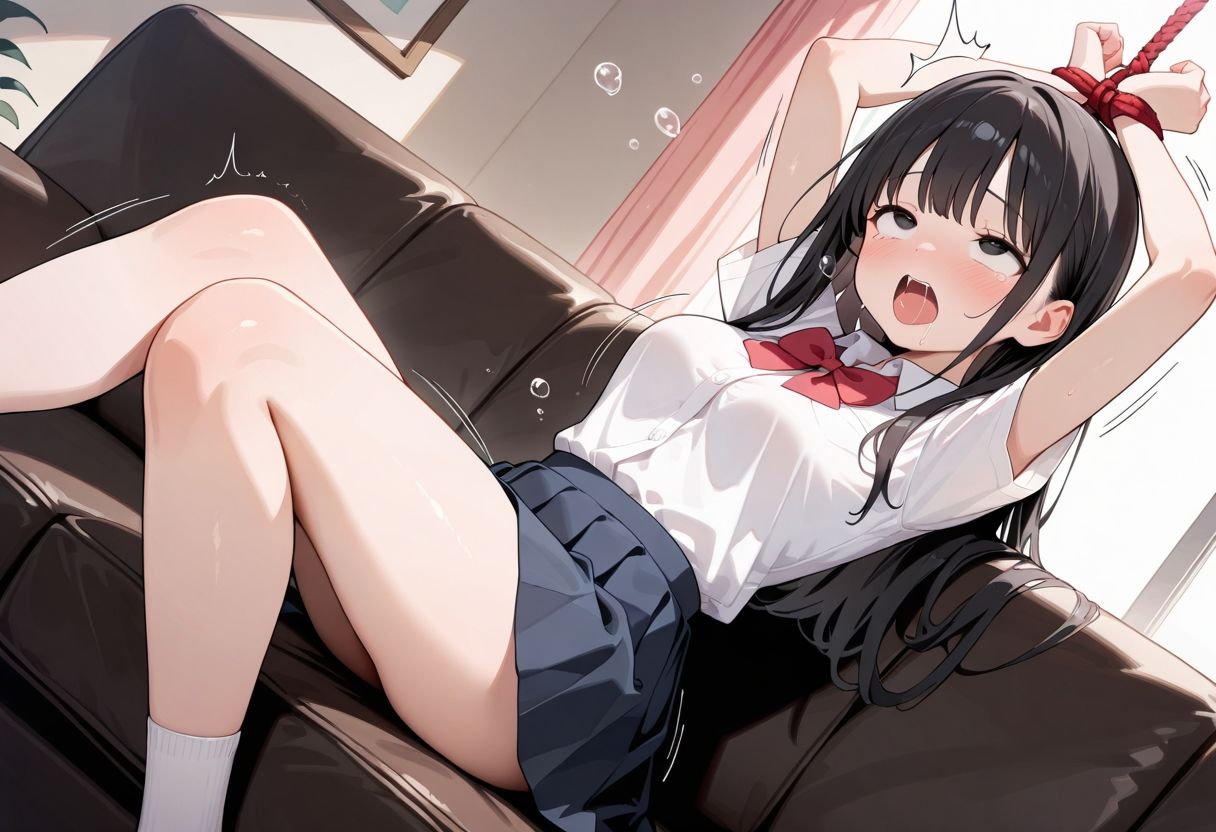 絶倫男に媚薬を使われ清楚な女子校生が快楽絶頂！ - サンプル画像 5